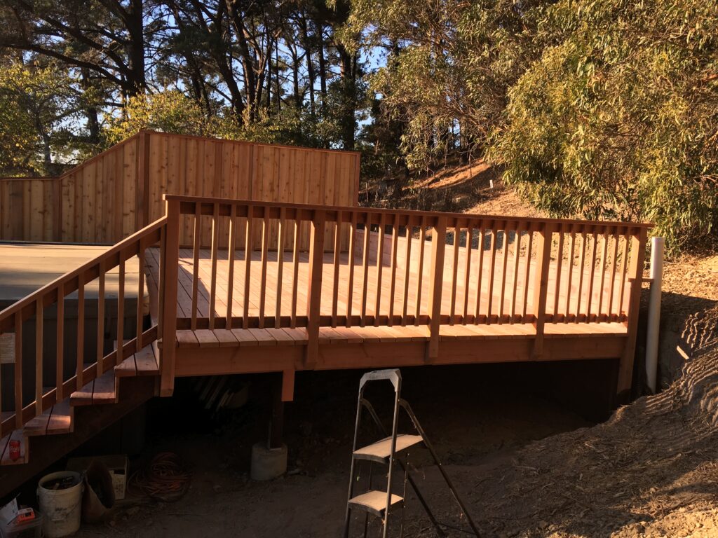 Deck remodeling